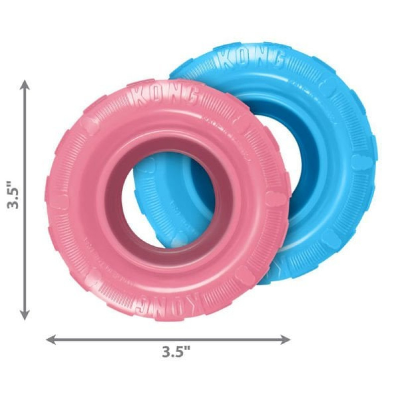 Kong S Yavru Oyuncak Lastik Pembe&Mavi | Kauçuk Ve Plastik Köpek Oyuncağı